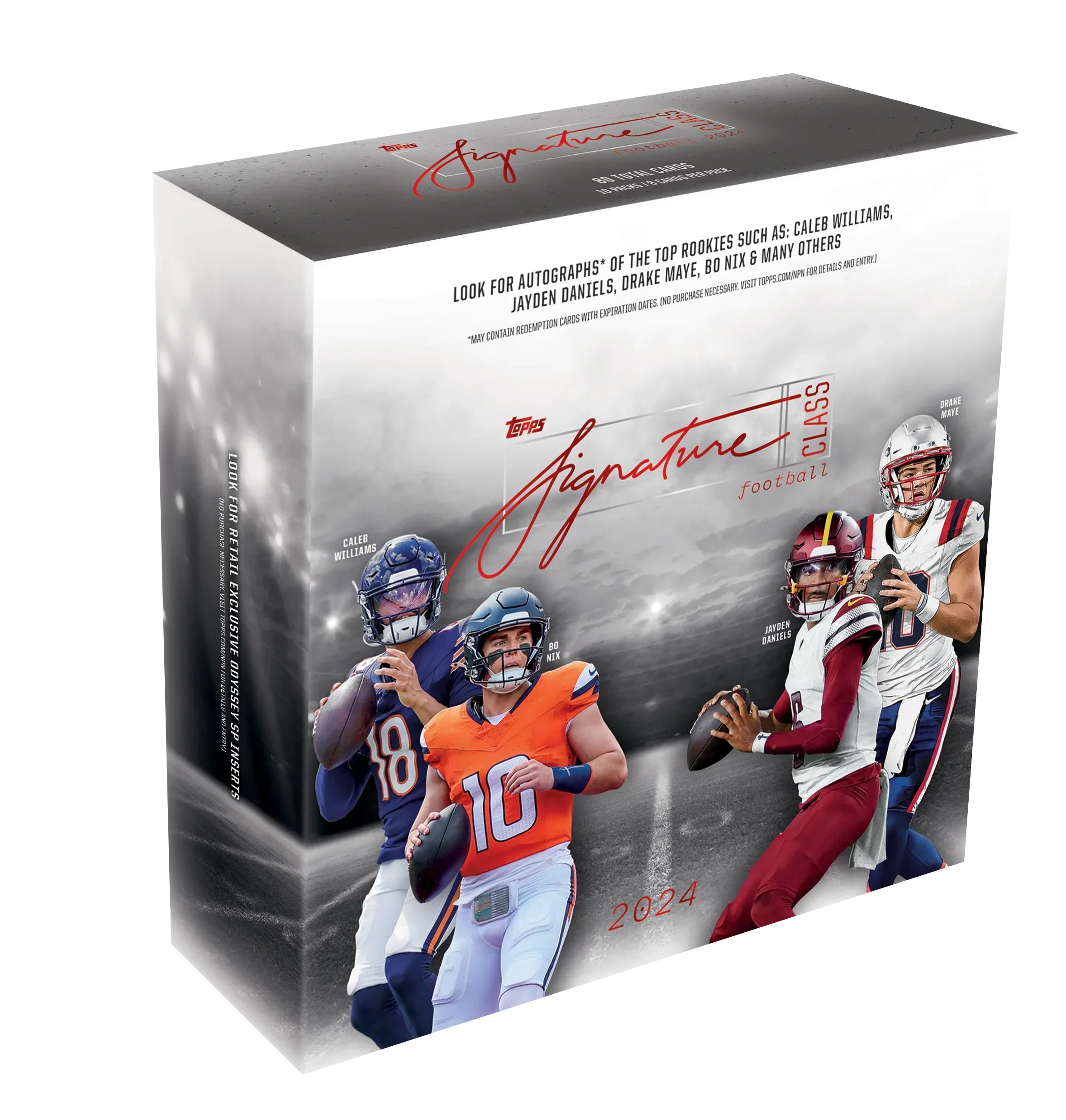 2024 Topps Signature Class Football Mega 20 Box Case