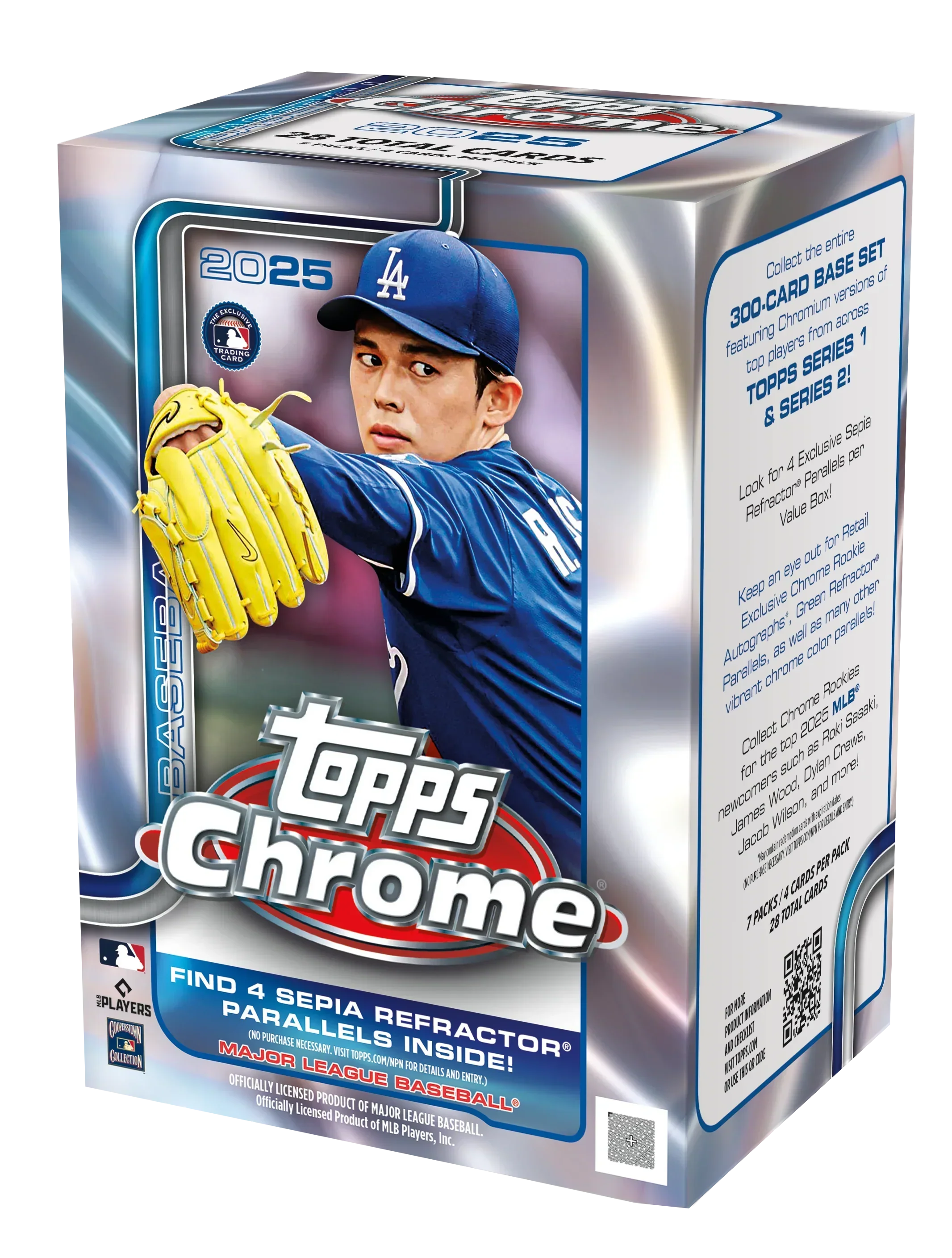 2025 Topps Chrome Baseball Blaster 40 Box Case